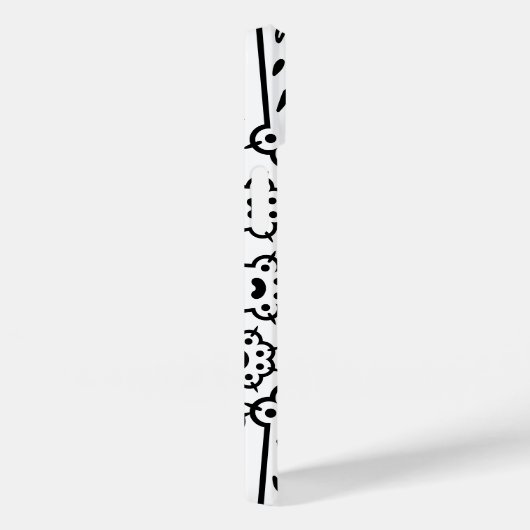 Monochrome Cat-Mama Case-Mate iPhone Hülle (Rückseite / Rechts)