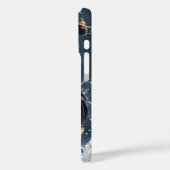 Monochrome Cat Pirate - Art iPhone Case (Rückseite / Links)