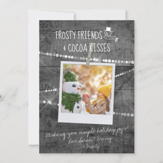 Monochrome Color Pop Frosty Fristy Friends Snowman (Vorderseite)