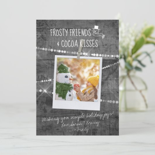 Monochrome Color Pop Frosty Fristy Friends Snowman (Stehend Vorderseite)