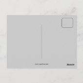 Monochrome Dackel Werkstaette Postkarte (Rückseite)