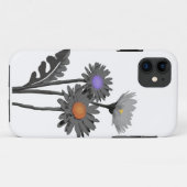 Monochrome Daisys Case-Mate iPhone Hülle (Rückseite (Horizontal))
