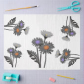 Monochrome Daisys-Papiere Seidenpapier (Basteln)