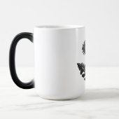 Monochrome Daisys-Tasse Verwandlungstasse (Links)