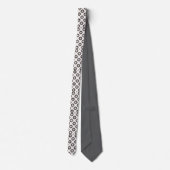 Monochrome Diamond Neck Tie Krawatte (Rückseite)