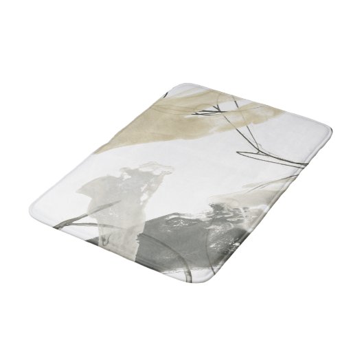 Monochrome Dynamik Badematte (Schrägansicht)