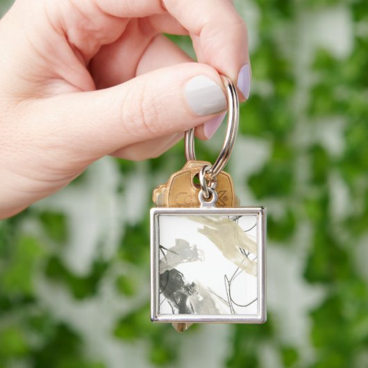 Monochrome Dynamik Schlüsselanhänger (Hand)