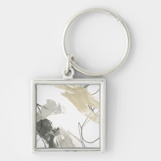 Monochrome Dynamik Schlüsselanhänger (Vorne)