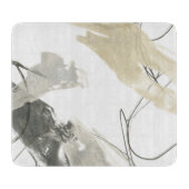 Monochrome Dynamik Schneidebrett (Vorderseite)