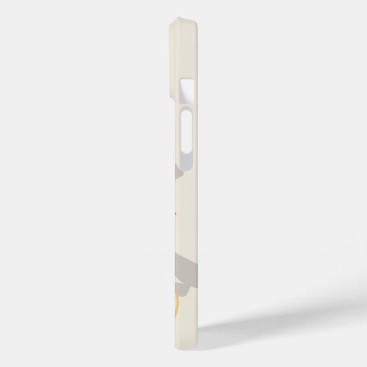 Monochrome Elegance Case-Mate iPhone Hülle (Rückseite / Links)