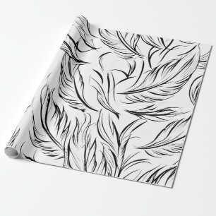 Monochrome Elegance Geschenkpapier