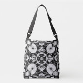 "Monochrome Elegance: Graphic Tasche" Tasche (Vorderseite)