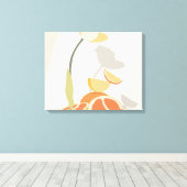 Monochrome Elegance Leinwanddruck (Insitu (Holzboden))