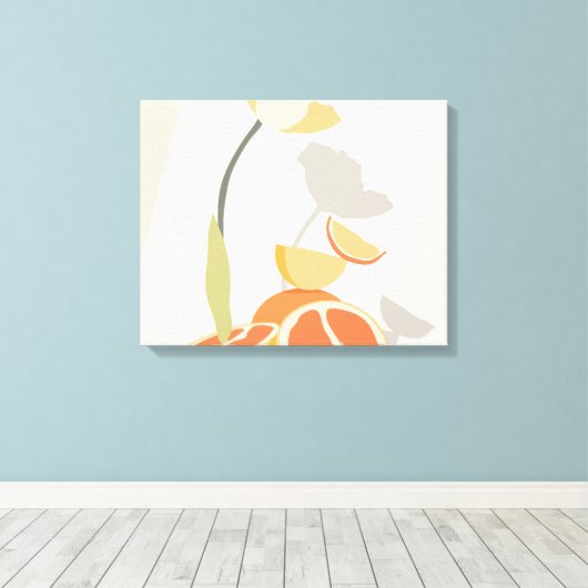 Monochrome Elegance Leinwanddruck (Insitu (Holzboden))