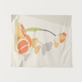 Monochrome Elegance Wandteppich (Vorderseite (Horizontal))