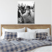 Monochrome Erinnerungen | 'Immer du' Kunst Leinwanddruck (Insitu (Schlafzimmer))