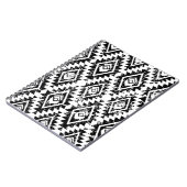 Monochrome, ethnisch nahtlose Muster Notizblock (Linke Seite)