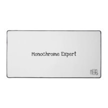 Monochrome Expert Desk Mat für Designer