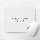 Monochrome Expert Mousepad für UX-Designer (Mit Mouse)