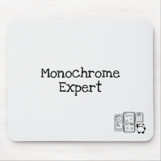 Monochrome Expert Mousepad für UX-Designer
