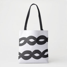 Monochrome Farbtasche mit Loop Band Tasche