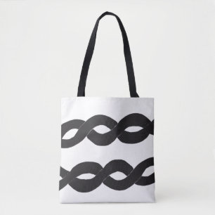 Monochrome Farbtasche mit Loop Band Tasche