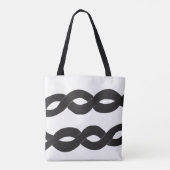 Monochrome Farbtasche mit Loop Band Tasche (Rückseite)