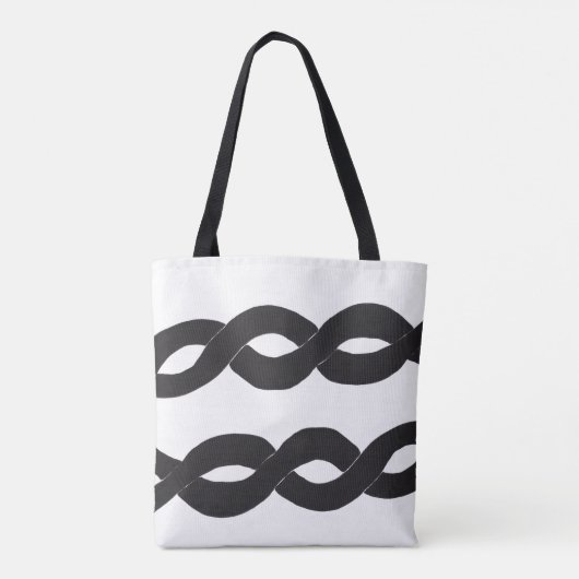 Monochrome Farbtasche mit Loop Band Tasche (Rückseite)