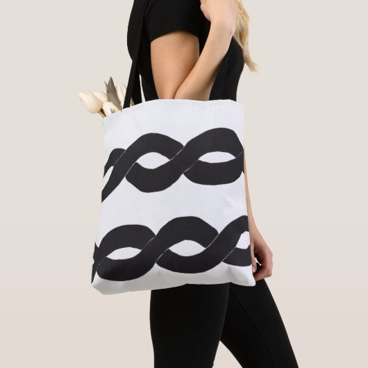 Monochrome Farbtasche mit Loop Band Tasche (Von Nahem)