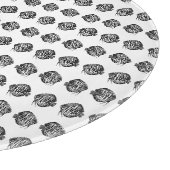 Monochrome Fisch Schneidebrett (Ecke)