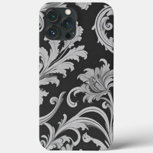 Monochrome Fleur Antique Muster Case-Mate iPhone Hülle