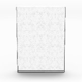 Monochrome Floral Pattern – Elegant Seamless Art Fotoblock (Vorderseite)