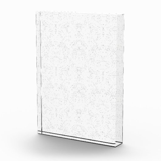 Monochrome Floral Pattern – Elegant Seamless Art Fotoblock (Rechts)