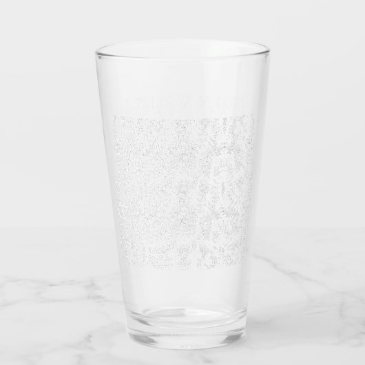 Monochrome Floral Pattern – Elegant Seamless Art Glas (Rückseite)
