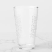 Monochrome Floral Pattern – Elegant Seamless Art Glas (Links)