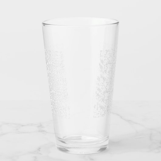 Monochrome Floral Pattern – Elegant Seamless Art Glas (Rechts)