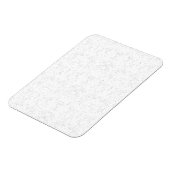 Monochrome Floral Pattern – Elegant Seamless Art Magnet (Linke Seite)