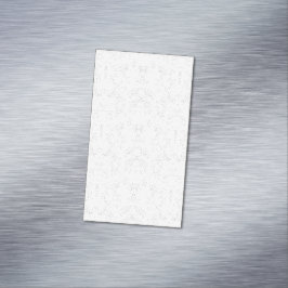 Monochrome Floral Pattern – Elegant Seamless Art Magnetische Visitenkarte
