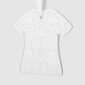 Monochrome Floral Pattern – Elegant Seamless Art Ornament (Vorderseite)