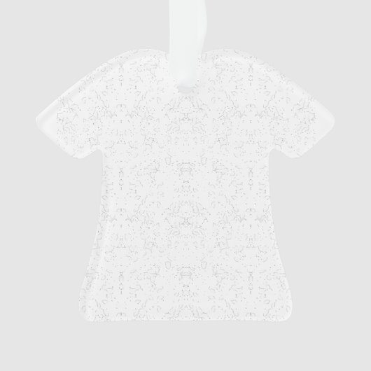 Monochrome Floral Pattern – Elegant Seamless Art Ornament (Vorderseite)