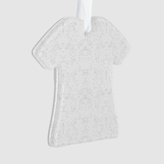 Monochrome Floral Pattern – Elegant Seamless Art Ornament (Vorderseite)