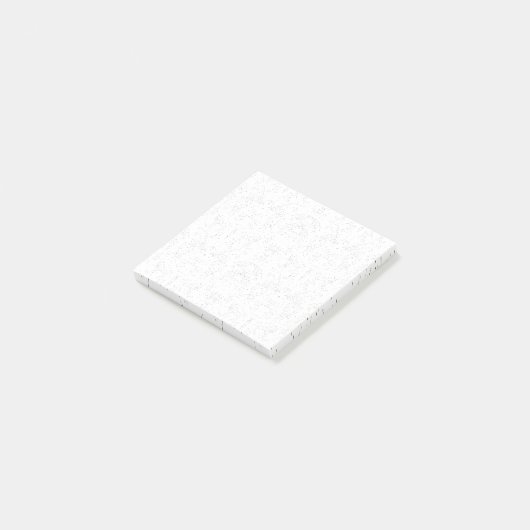 Monochrome Floral Pattern – Elegant Seamless Art Post-it Klebezettel (angewinkelt)