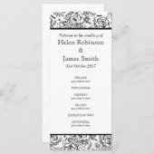 Monochrome florale Tätowierprogramme Programm (Vorne/Hinten)