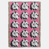 Monochrome, florrosa Pop-Fußleiste Decke (Vorderseite Vertikal)