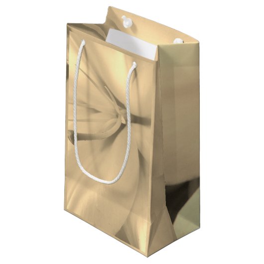 Monochrome Foto-Geschenktasche Kleine Geschenktüte (Vorderseite Schrägansicht)