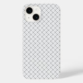 Monochrome Geometric Texture|Seamless Diamond Look Case-Mate iPhone Hülle (Rückseite)