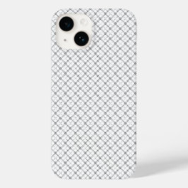 Monochrome Geometric Texture|Seamless Diamond Look Case-Mate iPhone 14 Hülle