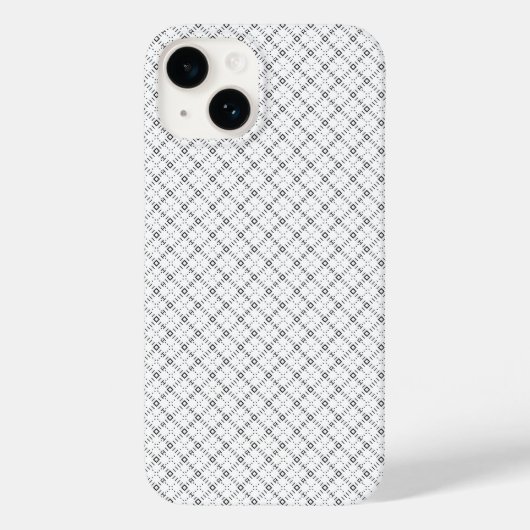 Monochrome Geometric Texture|Seamless Diamond Look Case-Mate iPhone Hülle (Rückseite)