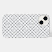 Monochrome Geometric Texture|Seamless Diamond Look Case-Mate iPhone Hülle (Rückseite (Horizontal))