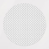 Monochrome Geometric Texture|Seamless Diamond Look Etiketten (Design 1)